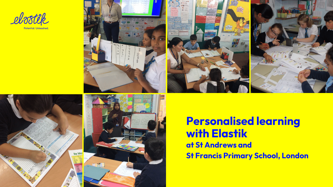 Personalised learning with Elastik at St Andrews and St Francis Primary School, London
